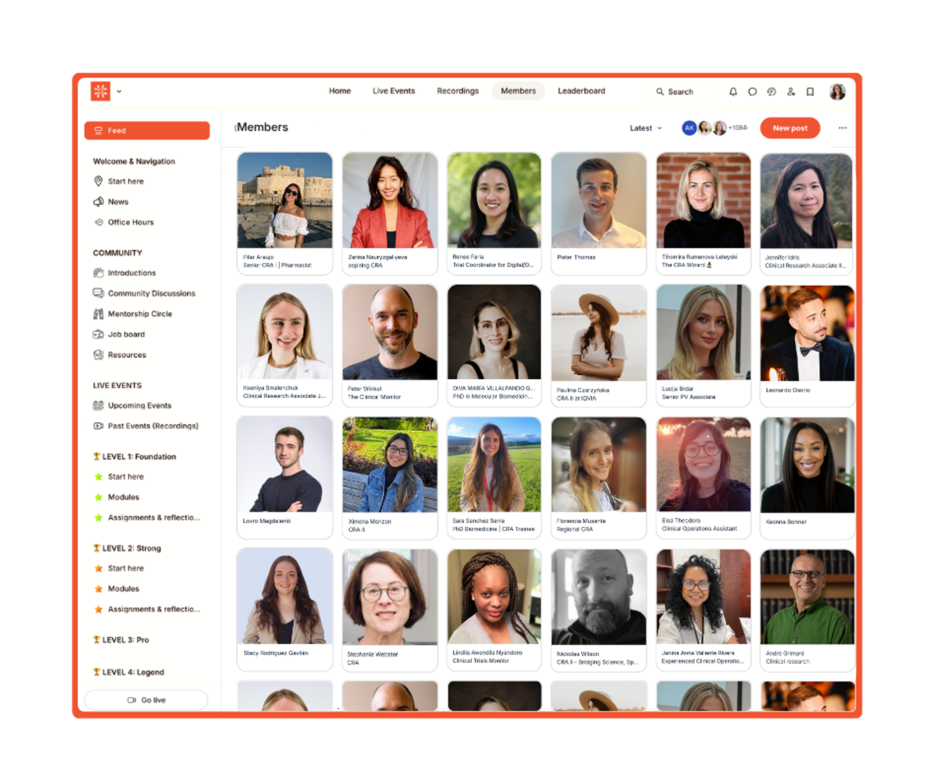The CRAConnect members directory