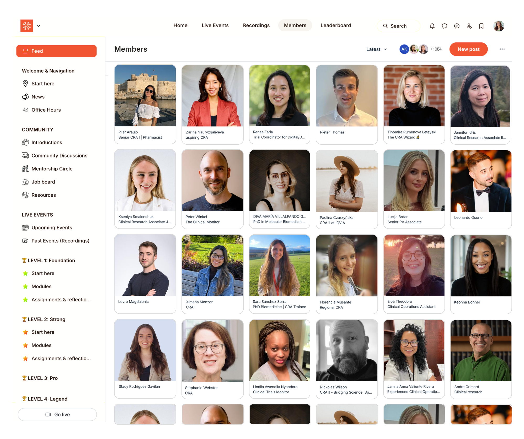 The CRAConnect members directory