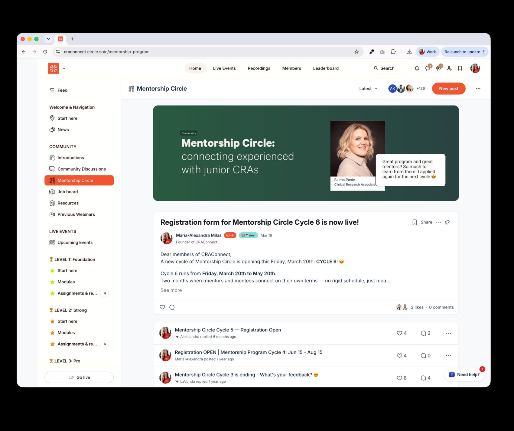 Mentorship Circle