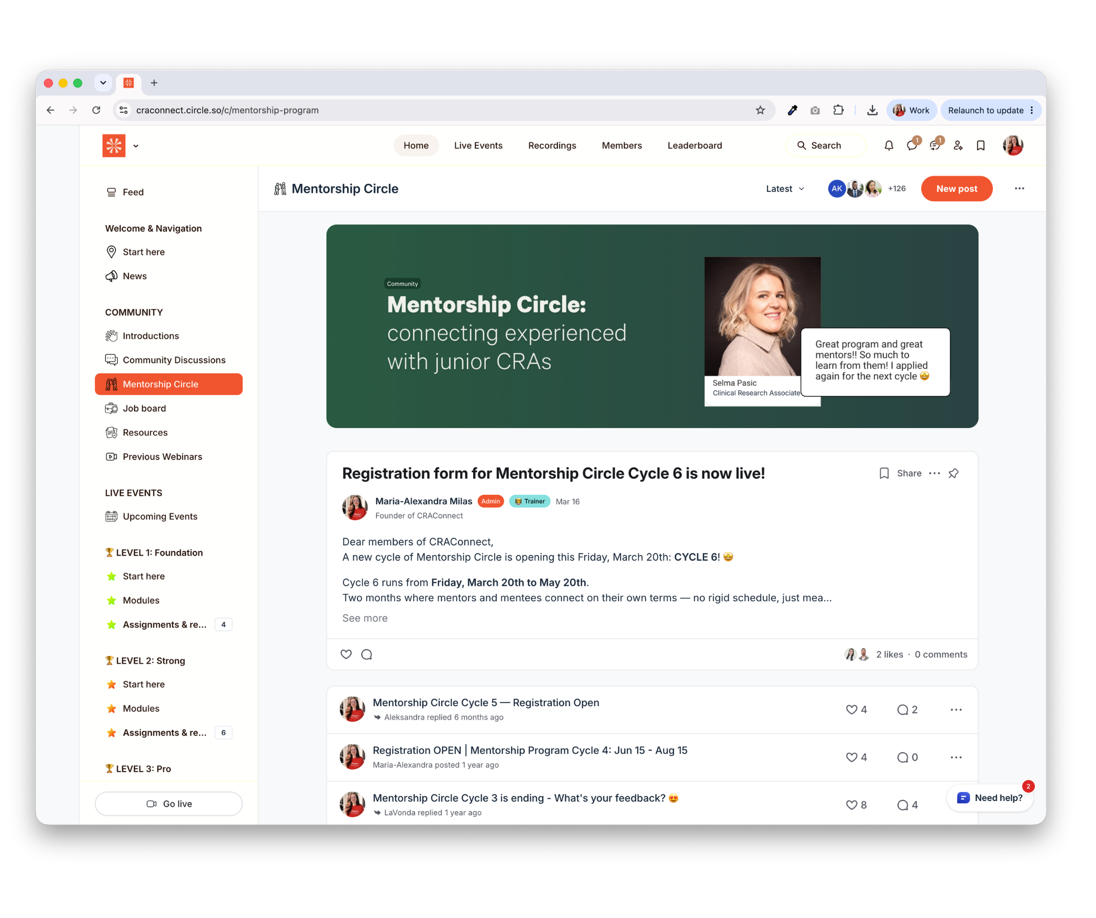 Mentorship Circle